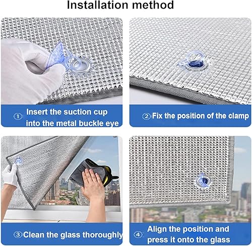 Miniatura 9 de Película de tinte de ventana con bloqueo de luz personalizable, película reflectante para ventana, película de aislamiento térmico de protección de