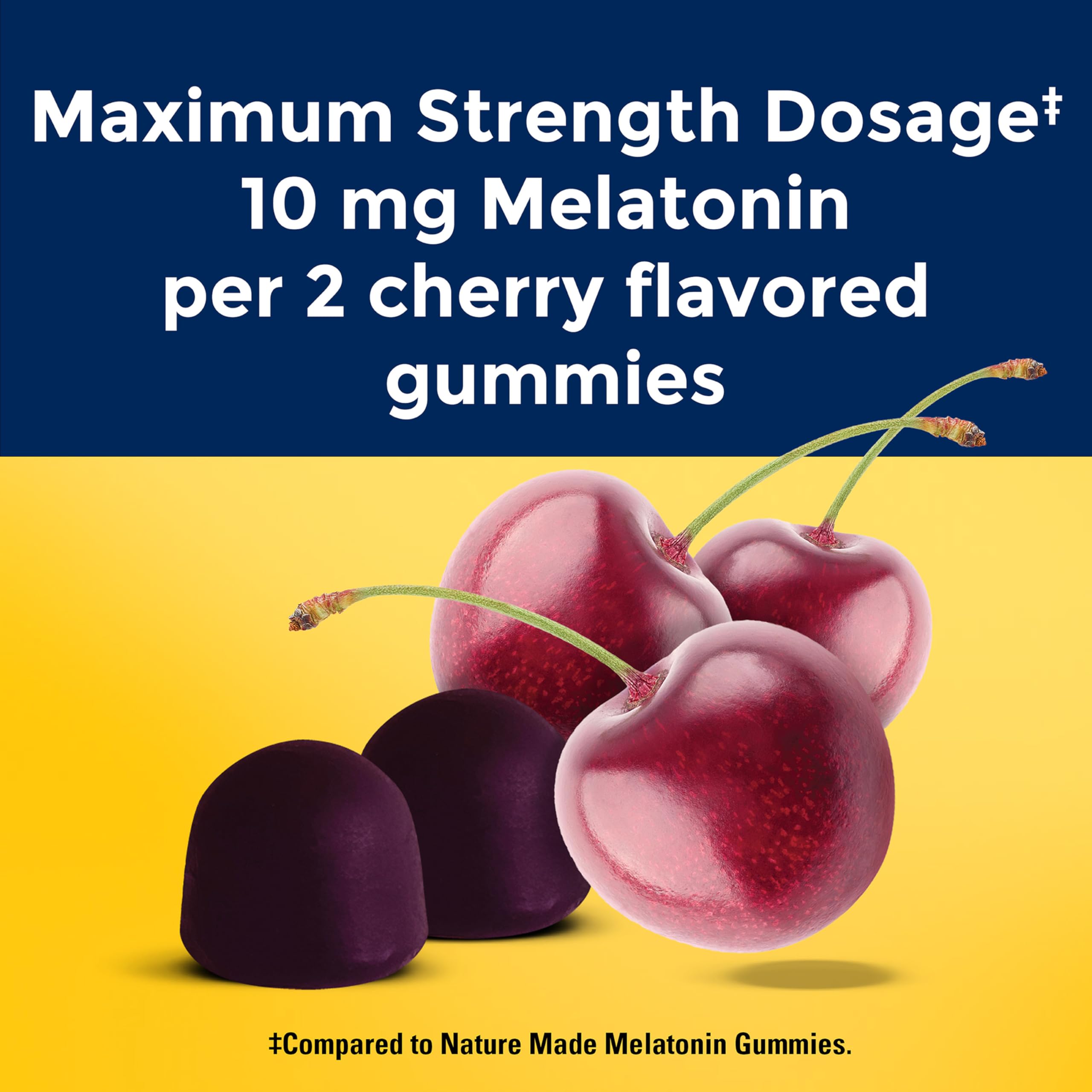 Nature Made Time Release Melatonin Gummies 10mg per Serving, 60 Gummies — Amazon image 3