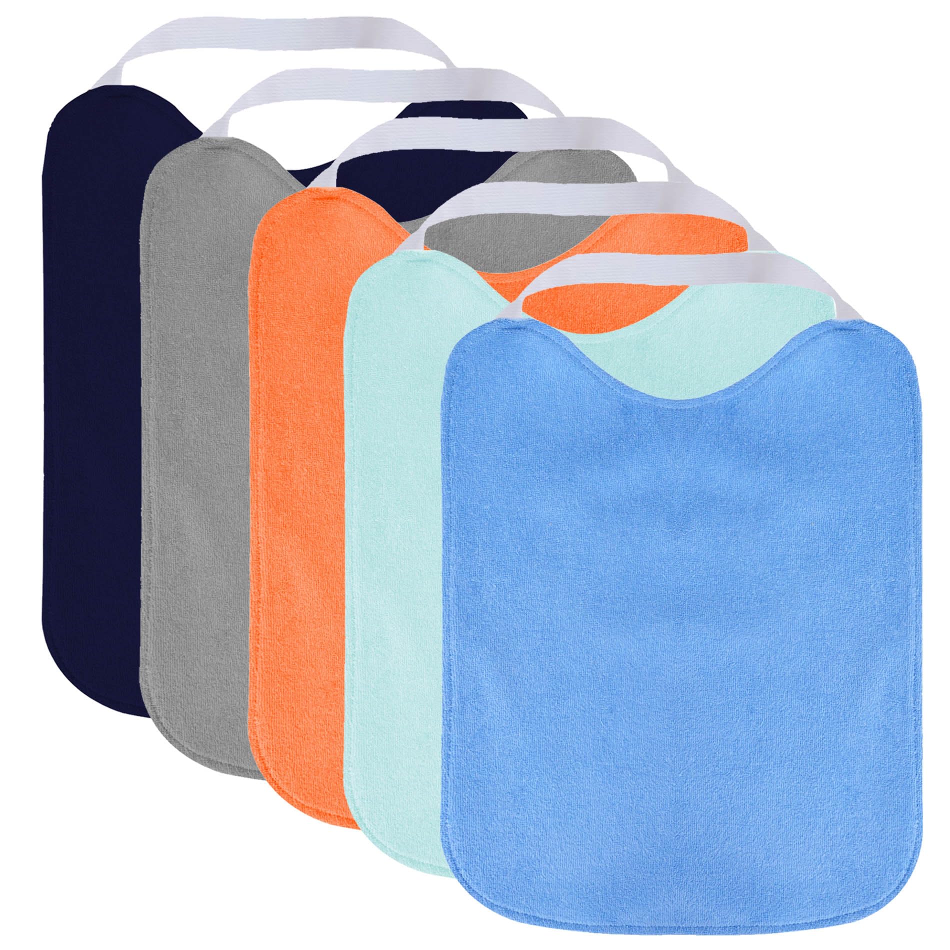 SLOSH Babylätzchen Wasserdicht Baby Groß Elastischem Gummiverschluss Lätzchen Baby für Babys und Kleinkinder Jungen Mädche