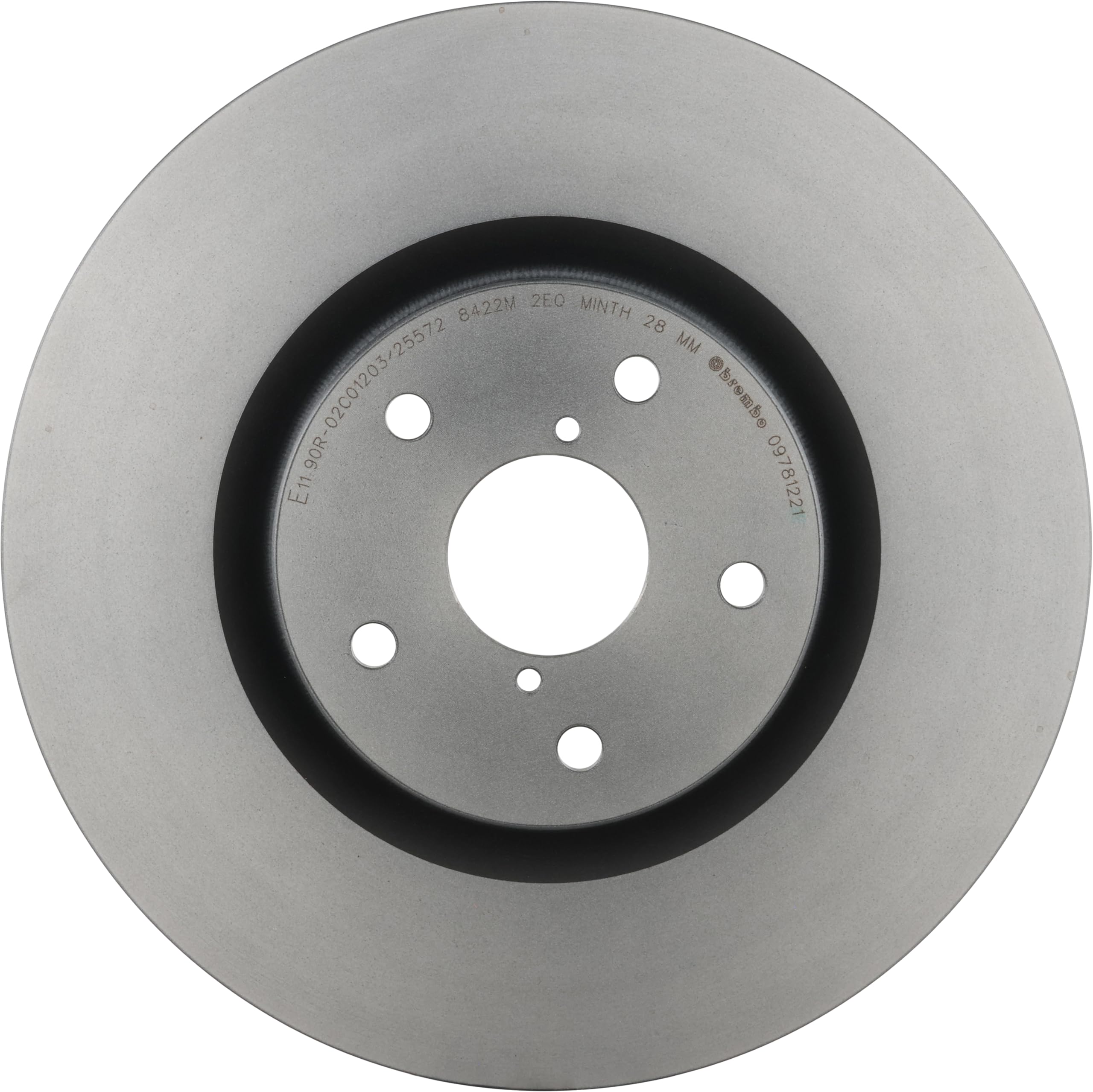 09.7812.21 UV Coated Pillar Vented Front Brake Rotor SUBARU OE# 26300FE070