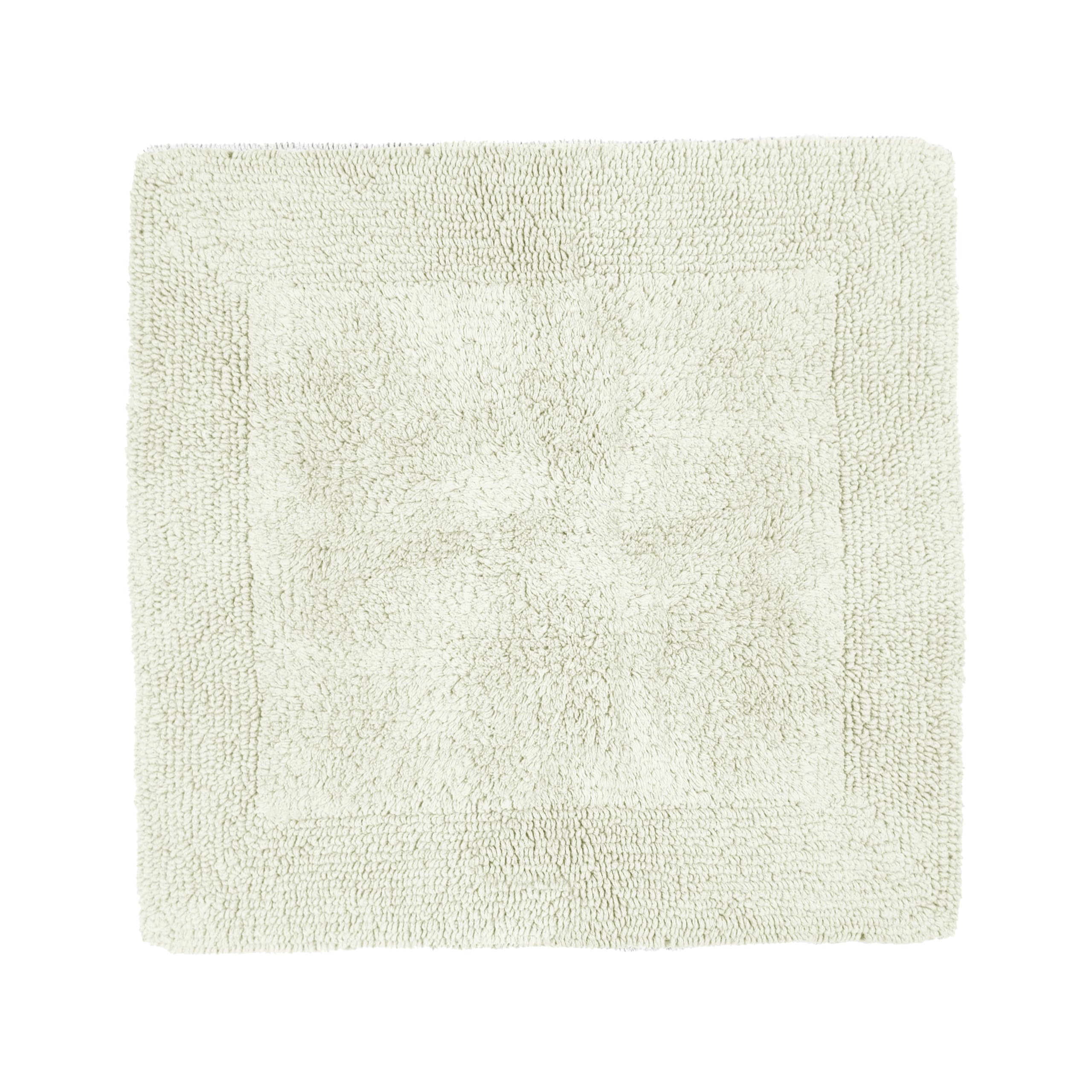 Allure Bath Fashions Elegance Shower Mat - Square - Heavyweight - Reversible - Cream - 55x55cm