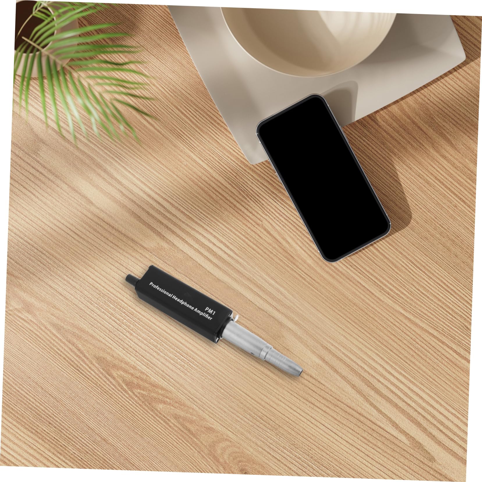 NUOBESTY Amplificador De Volumen Portátil Miniauriculares Sonido Compatible Interruptor Ganancia Estéreo y Portátil