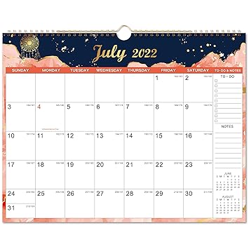 2022 And 2023 Calendar Amazon 2022 2023 Wall Calendar Wall Calendar 2022 2023 From Jul 2022 Jun 2023 Hanging Calendar Amazon In Office Products