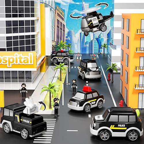 Miniatura 4 de Doloowee Camión militar verde 14 en 1, juego de tanques del ejército con hombres soldados, juguetes de hombres del ejército, juguete de camión