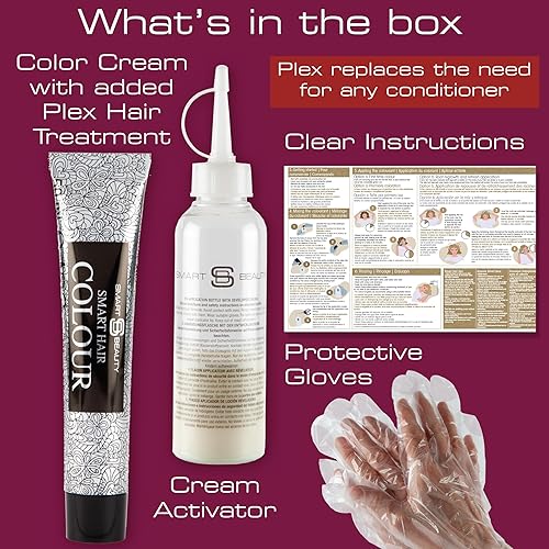 Miniatura 7 de Smart Beauty Tinte permanente para el cabello Plum con tecnología antirotura Plex Hair que protege reconstruye y restaura la estructura del cabello,