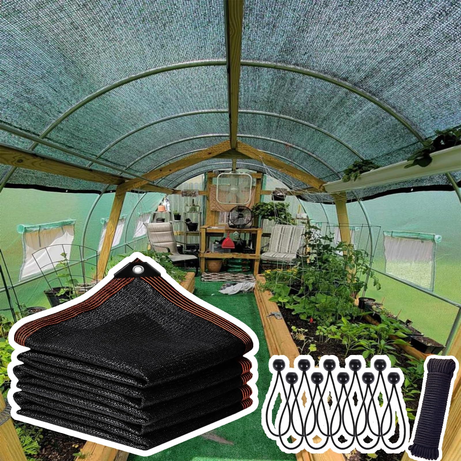 Voile d'ombrage contre la chaleur du patio bâche de protection pour plantes