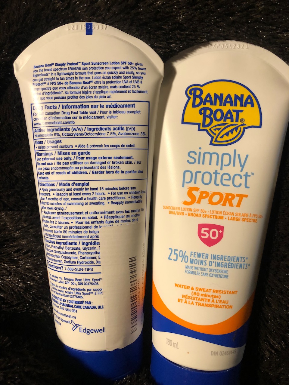 Banana Boat Sport Mineral Sunscreen Lotion SPF 50, 6oz | Banana Boat Mineral Lotion Sunscreen SPF 50, Oxybenzone-Free, Sport Sunblock, 6oz