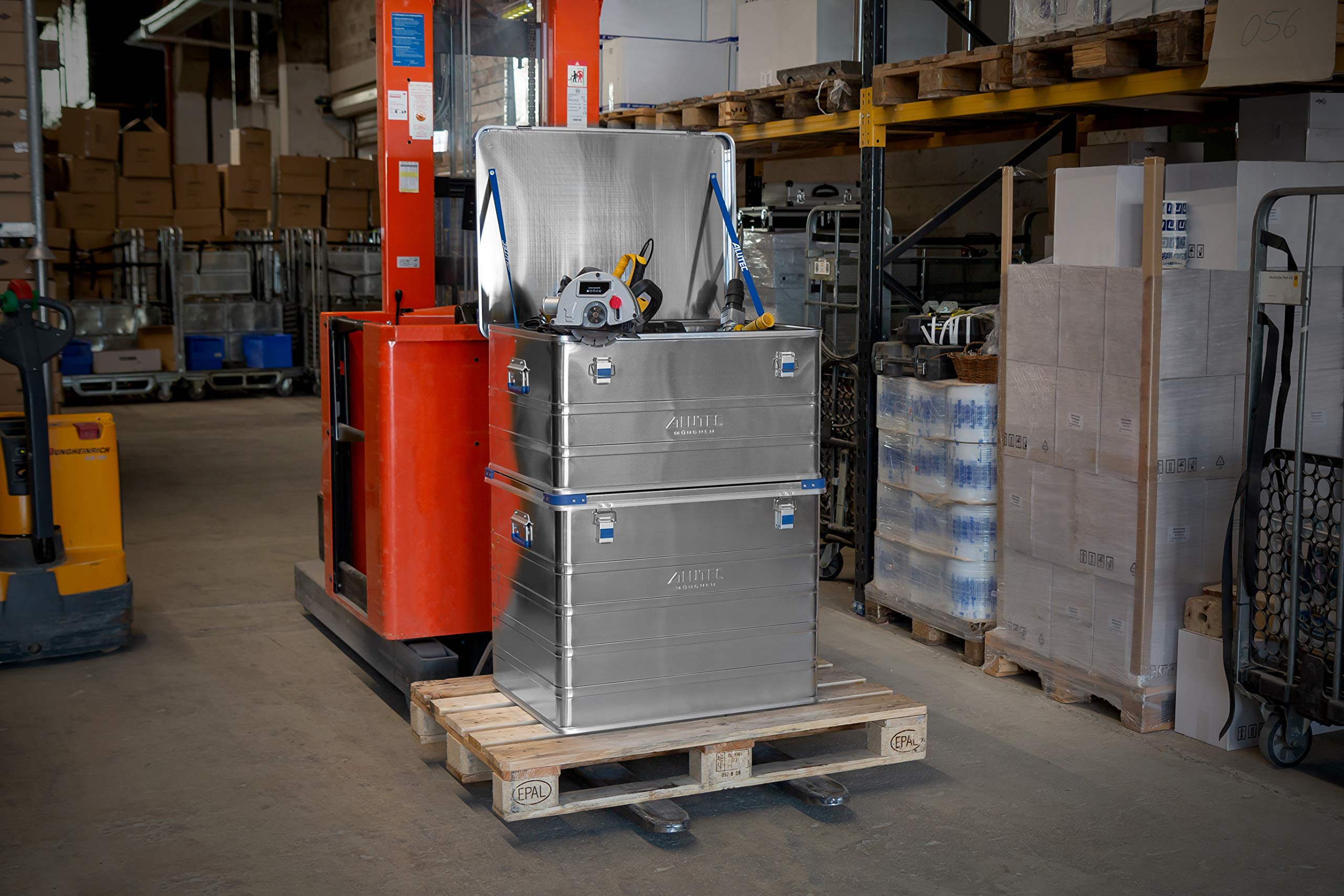 Caisse de transport Alutec INDUSTRY 157 13157 aluminium (L x l x H) 782 x 585 x 410 mm 1 pc(s)