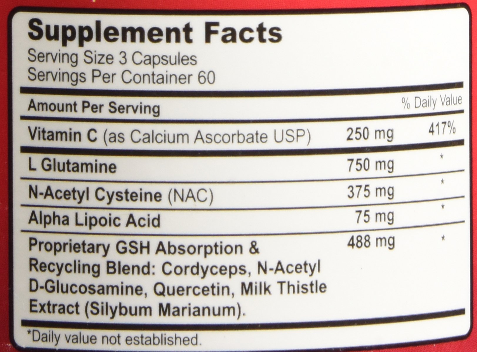 max gxl glutathione accelerator MaxGXL