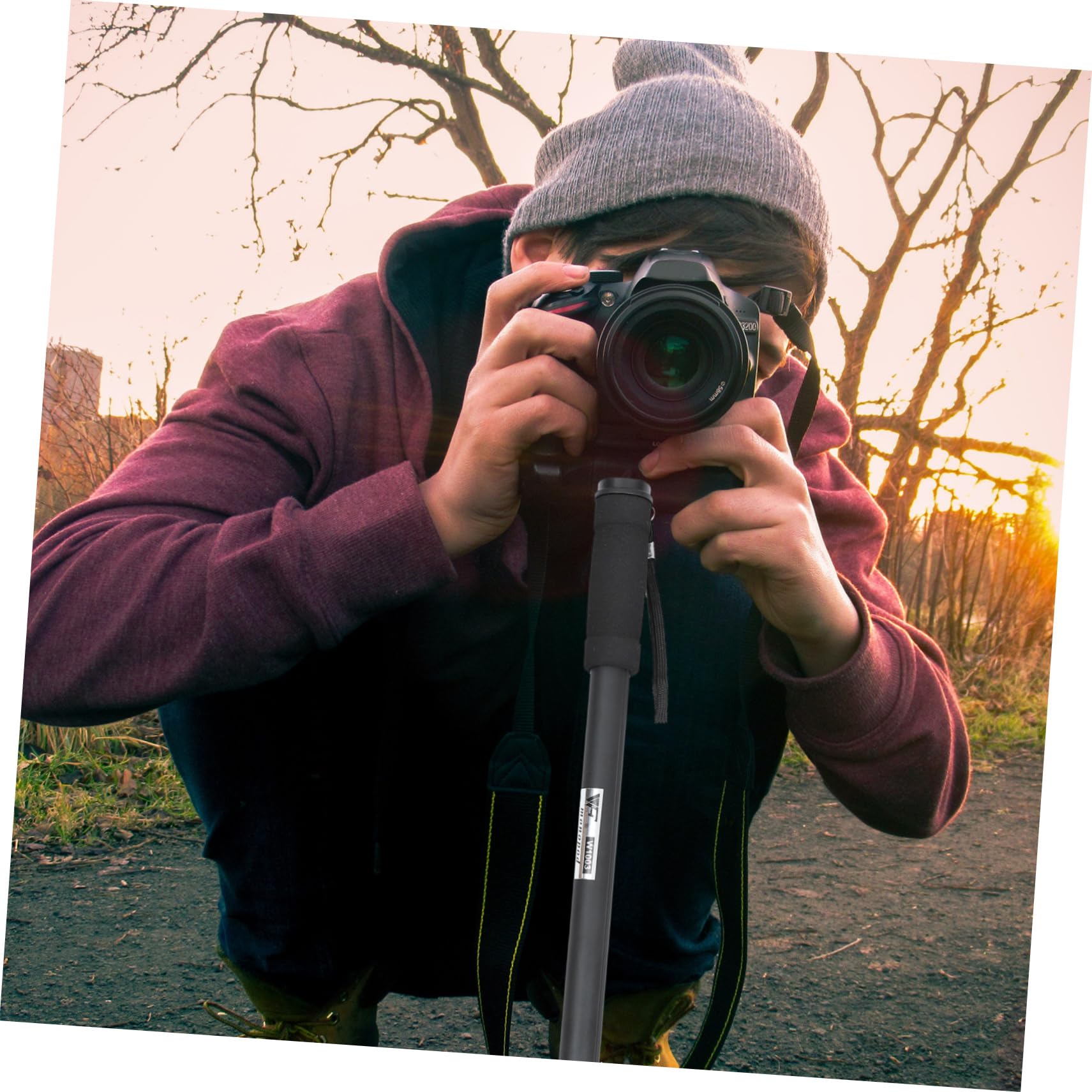 Monopode Extensible pour Appareil Photo Léger et Portable en Alliage