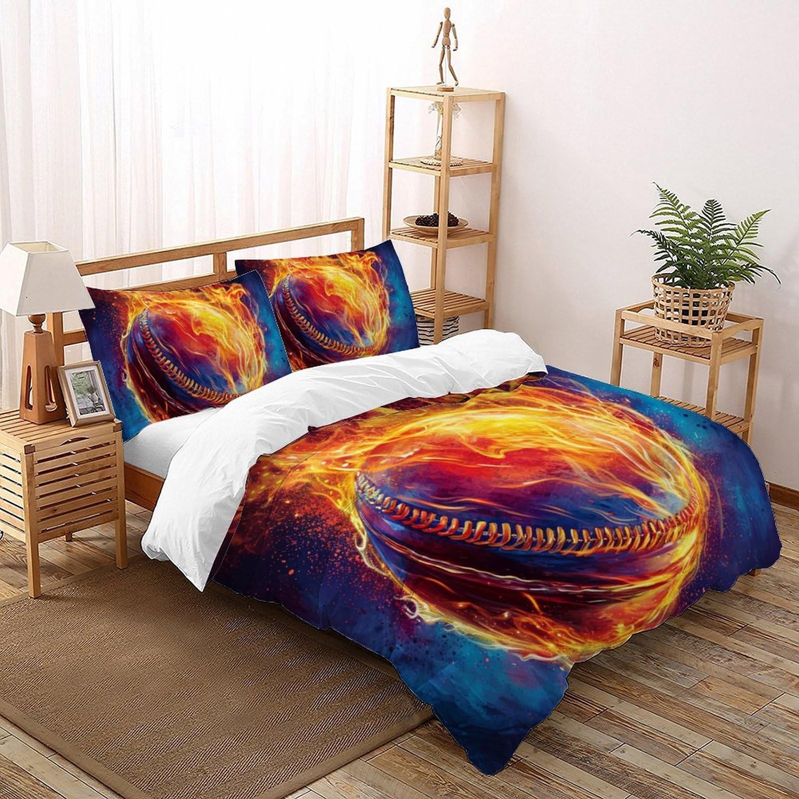 Parure housse de couette cricket 3D douce de qualité supérieure