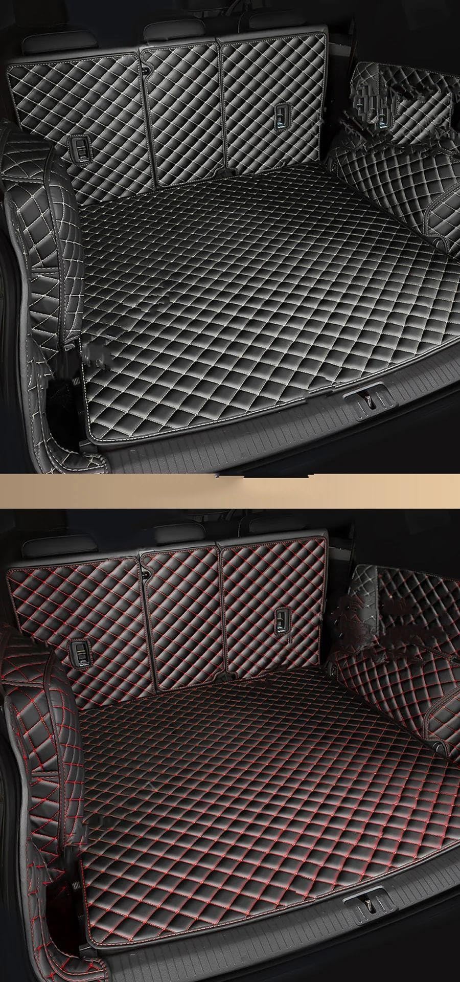 Vasca Custodia Per Baule Per Q3 2013-2018 Bagagliaio Di Un'auto Zerbino Cargo Liner Accessori Interni Boot Vassoio Fodere Protector Pad(Beige 4,2013)
