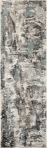 Miniatura 3 de BNM - Alfombra grande para interiores con respaldo de yute, perfecta para pasillo, entrada, oficina, cocina, dormitorio, sala de estar, madera dura,