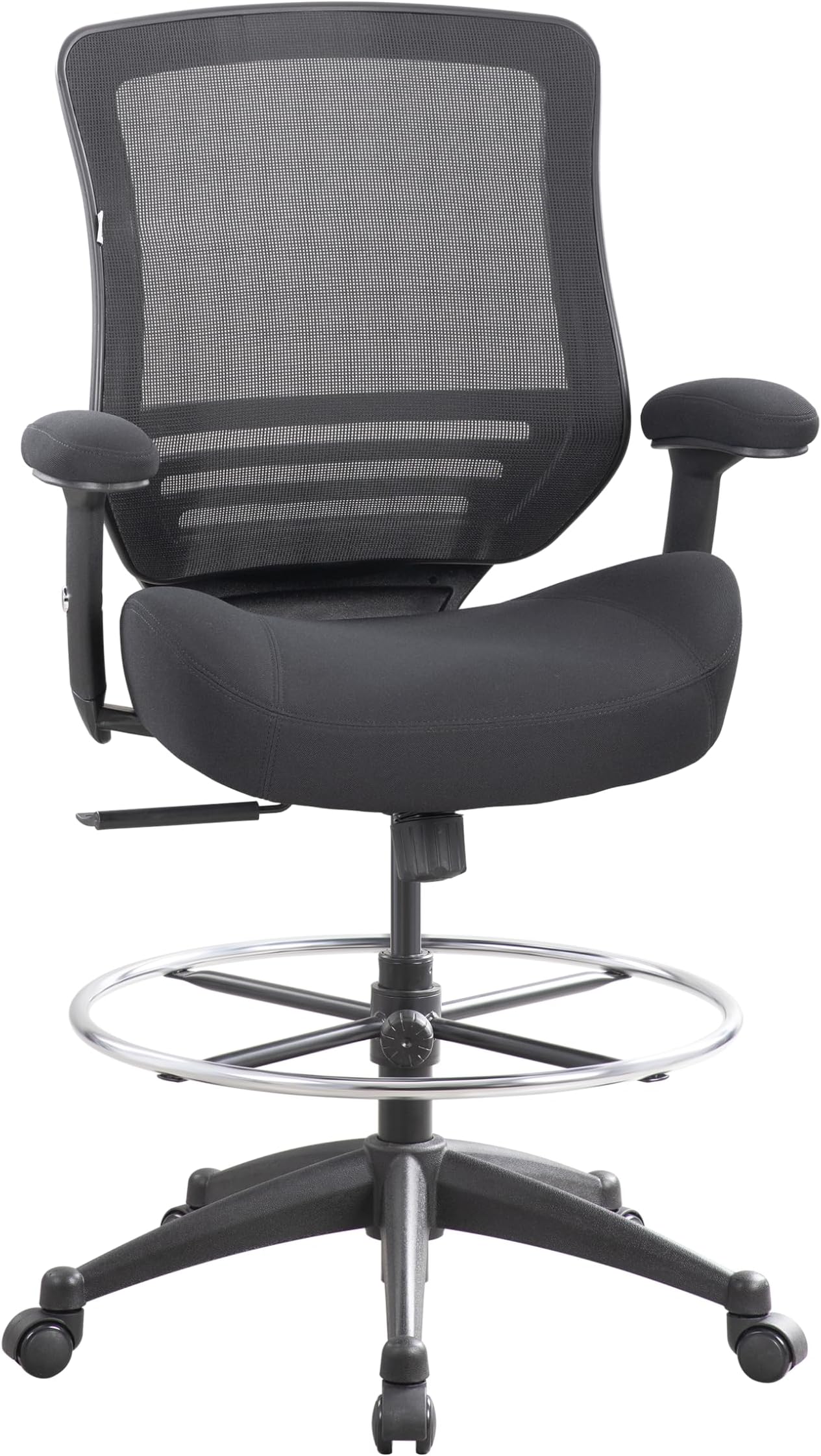 BOLISS 400lbs Mid Back Mesh Ergonomic Drafting Office Chair