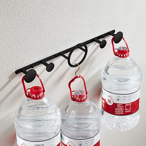 Miniatura 6 de Ganchos para colgar en la pared, perchero moderno y creativo, gancho de almacenamiento de entrada, ganchos de metal para colgar batas y toallas,