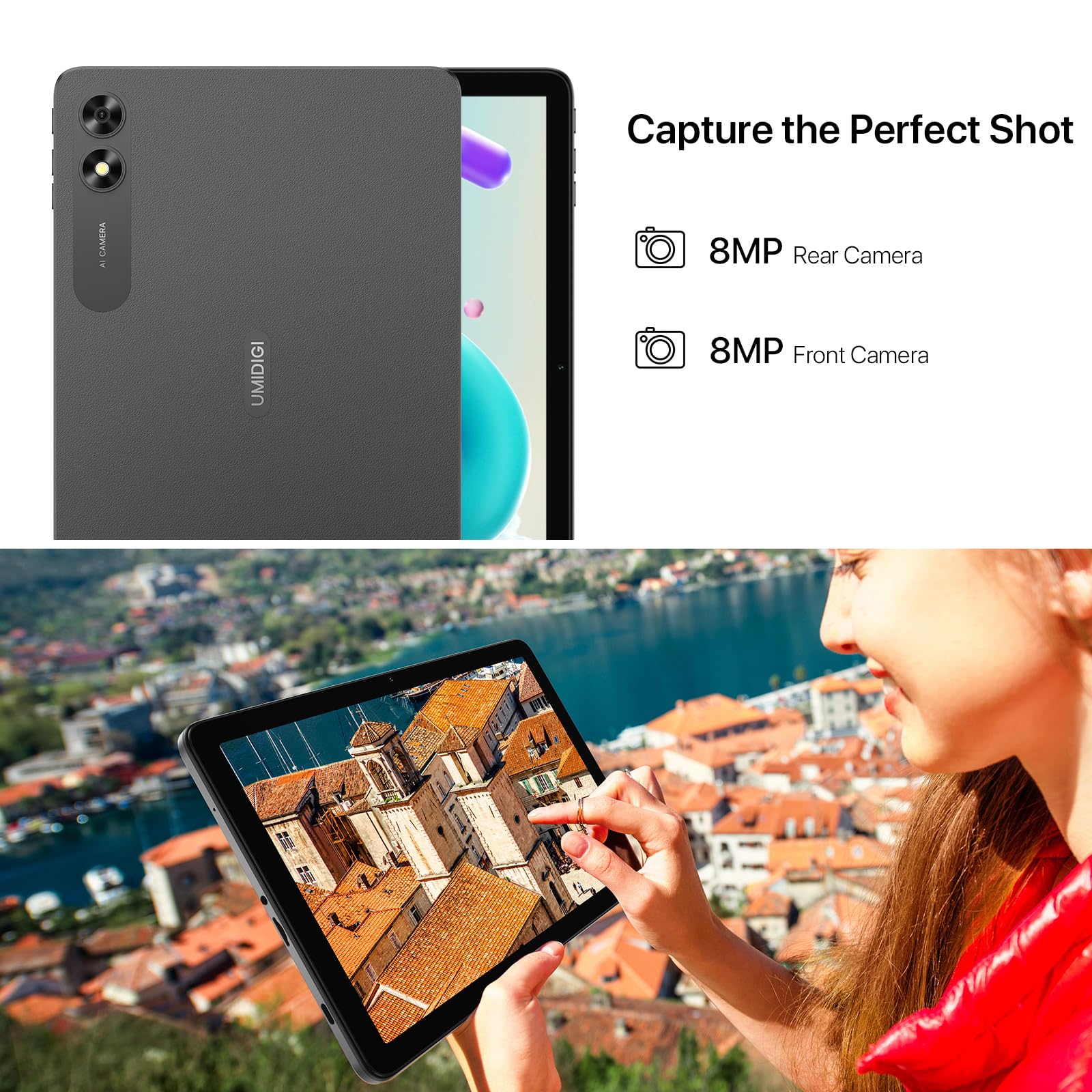 Tablet UMIDIGI G2 Tab, 8(4+4) GB RAM+64GB up to 1TB, 10.1 inch