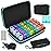 Monthly Pill Organizer 2 Times a Day,Month Pill Box Organizer with 32 Daily Compartments,30 Days Pill Holder with Hard Travel Case Pill Case Vitamins Case+Portable 7-Day Travel Medicine Organizing Bag