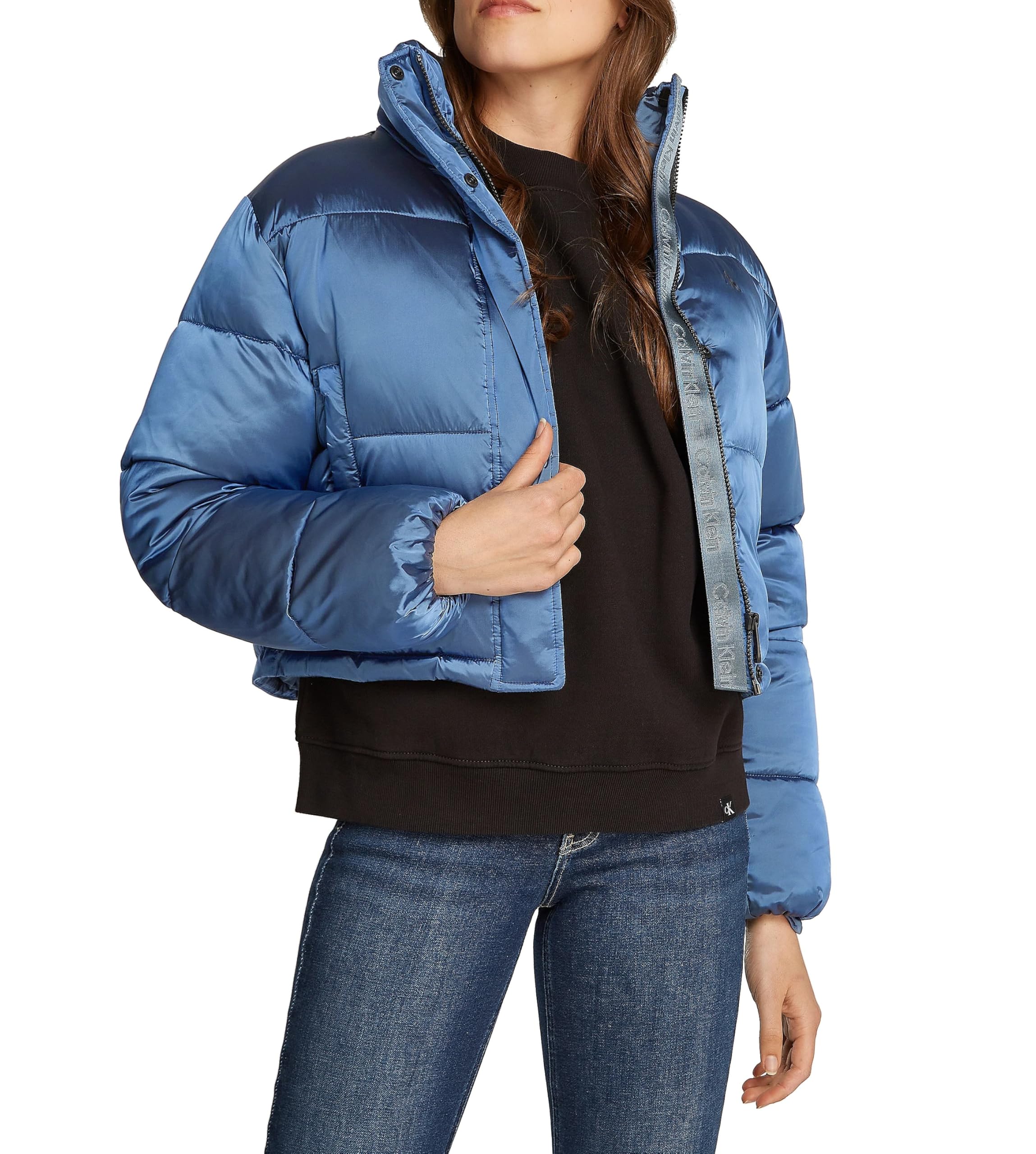 Calvin Klein J20J224124CDO SHINY CROPPED PUFFER