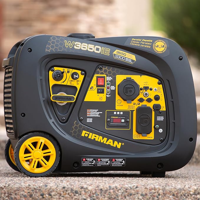 Generador portátil FIRMAN W03382 3650W gas con arranque eléctrico miniatura 6