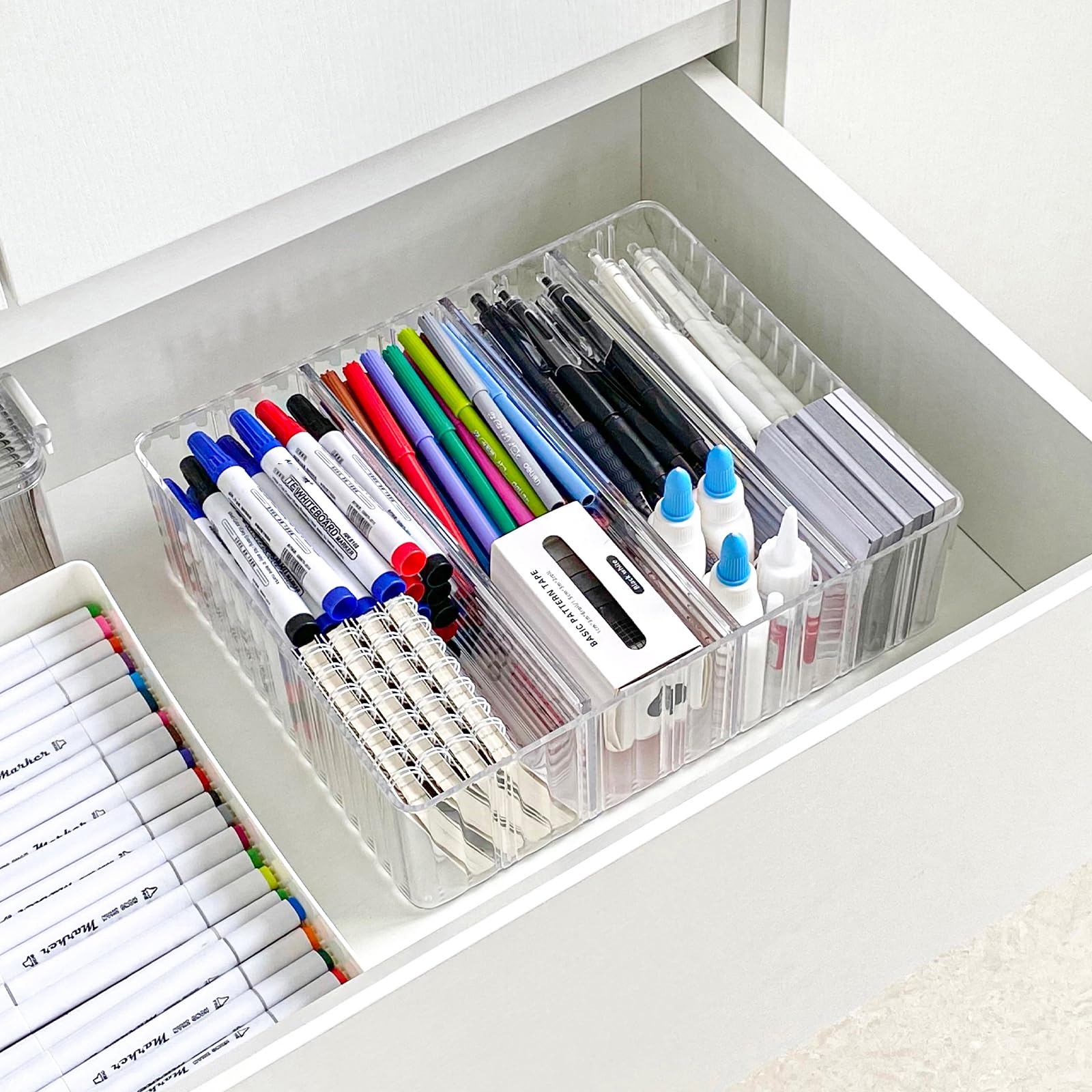 Cable Storage Organizer Yesesion Clear Plastic Storage Bins With