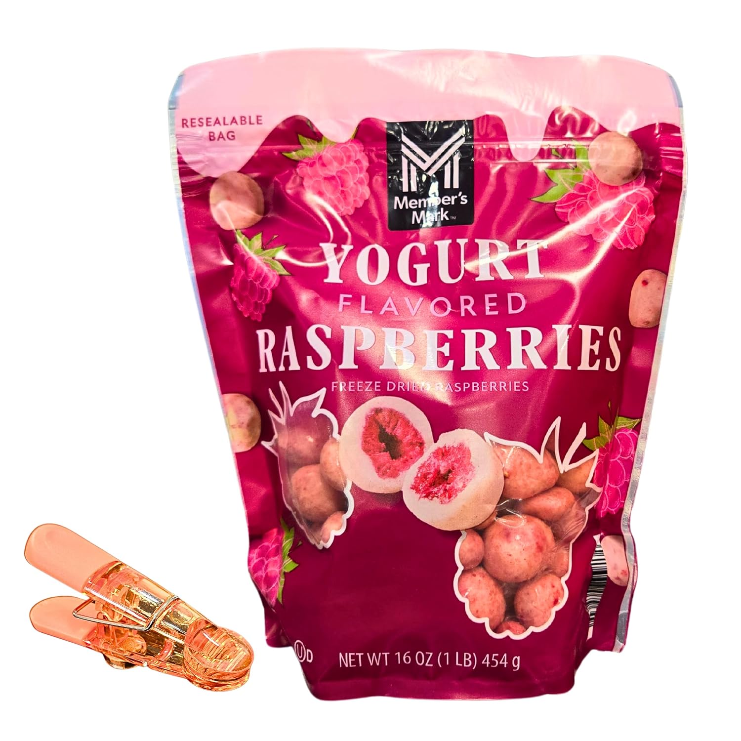 Yoghurt Coated Raspberry Amazon.com: Yogurt Flavored Raspberries, Freeze Dried, 16 oz Resealable ...