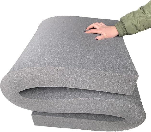 High-Density Grey Medium Firm Foam for Sofa Seat Cushions Indoor ...