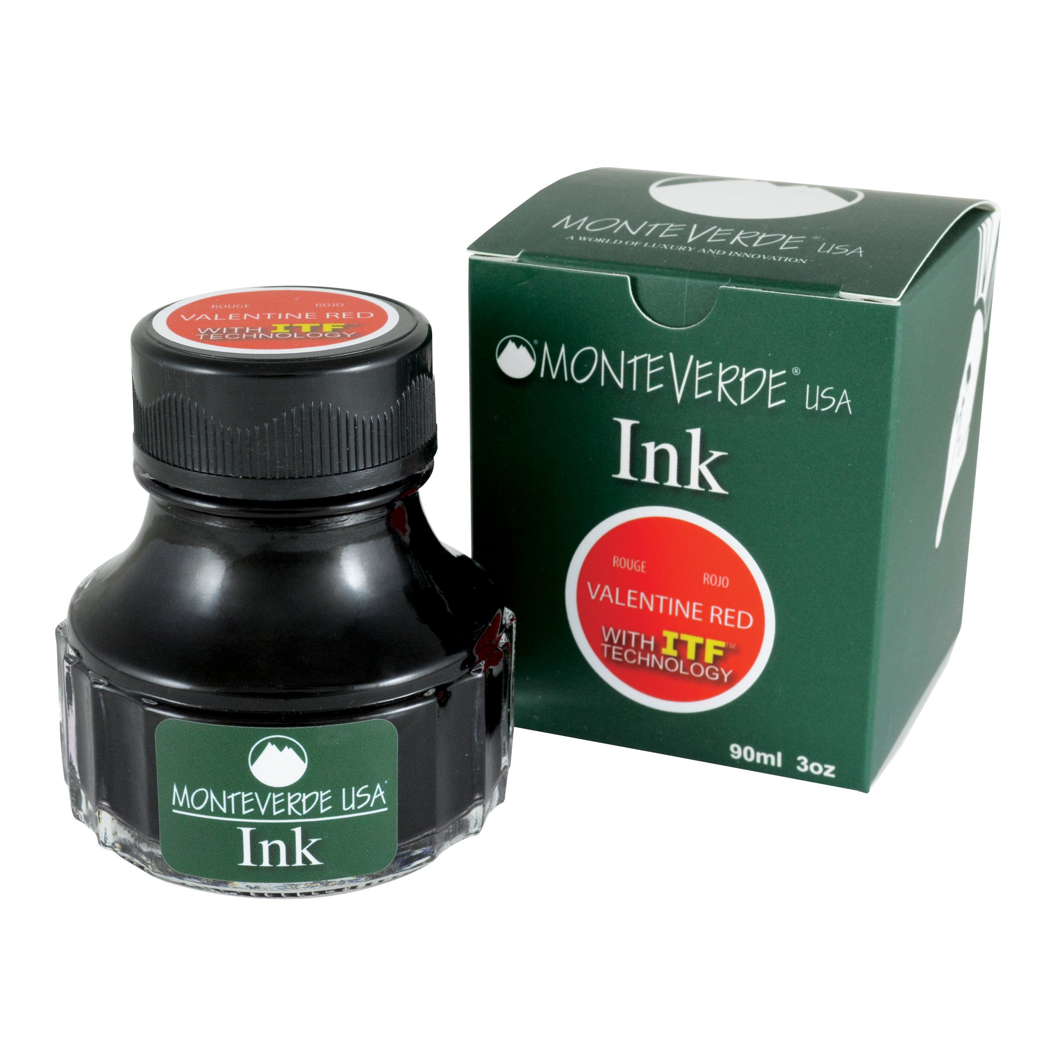 Monteverde Tintenfass mit roter Tinte