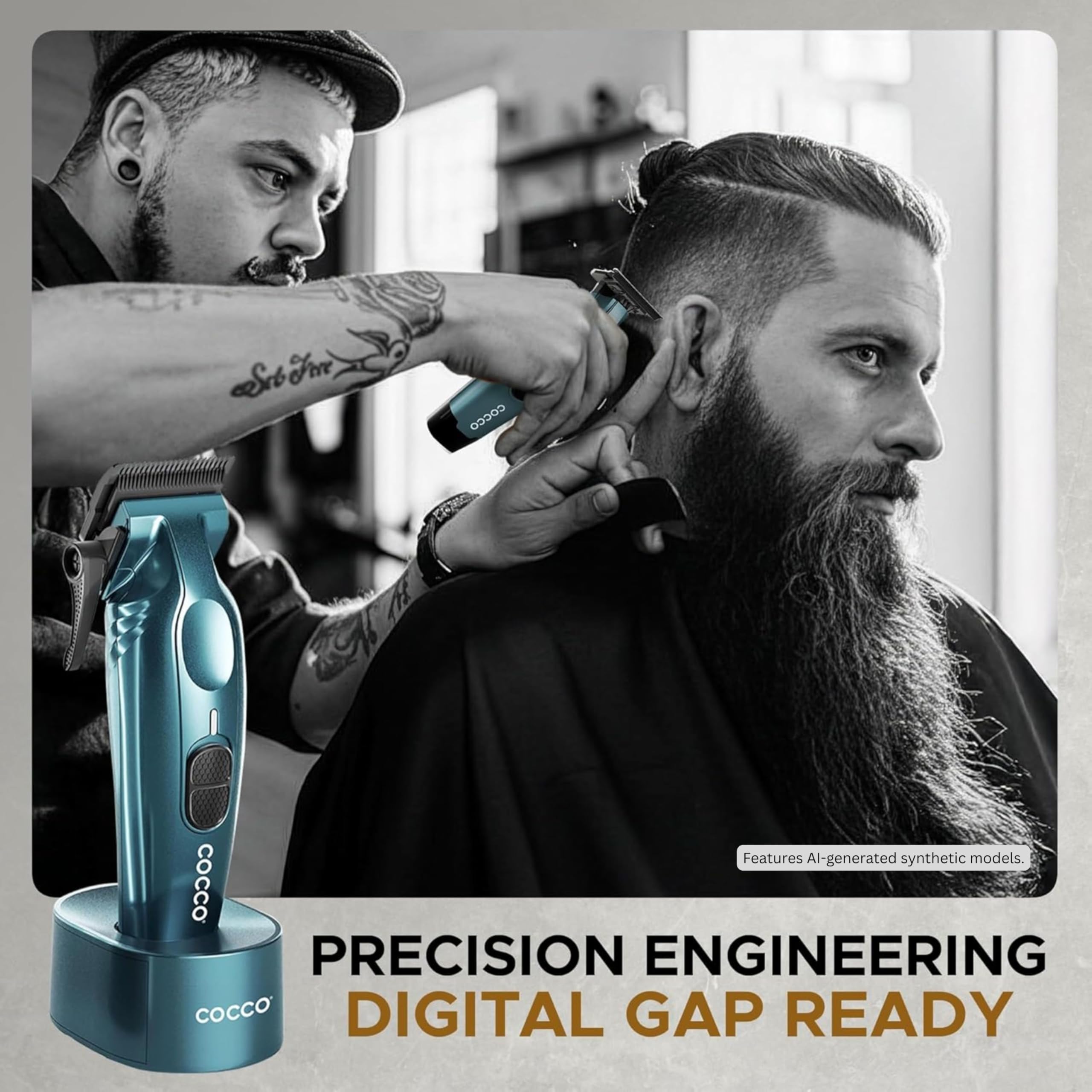 Cocco Hyperveloce Pro Trimmer Dark Teal - recortadora de acabado