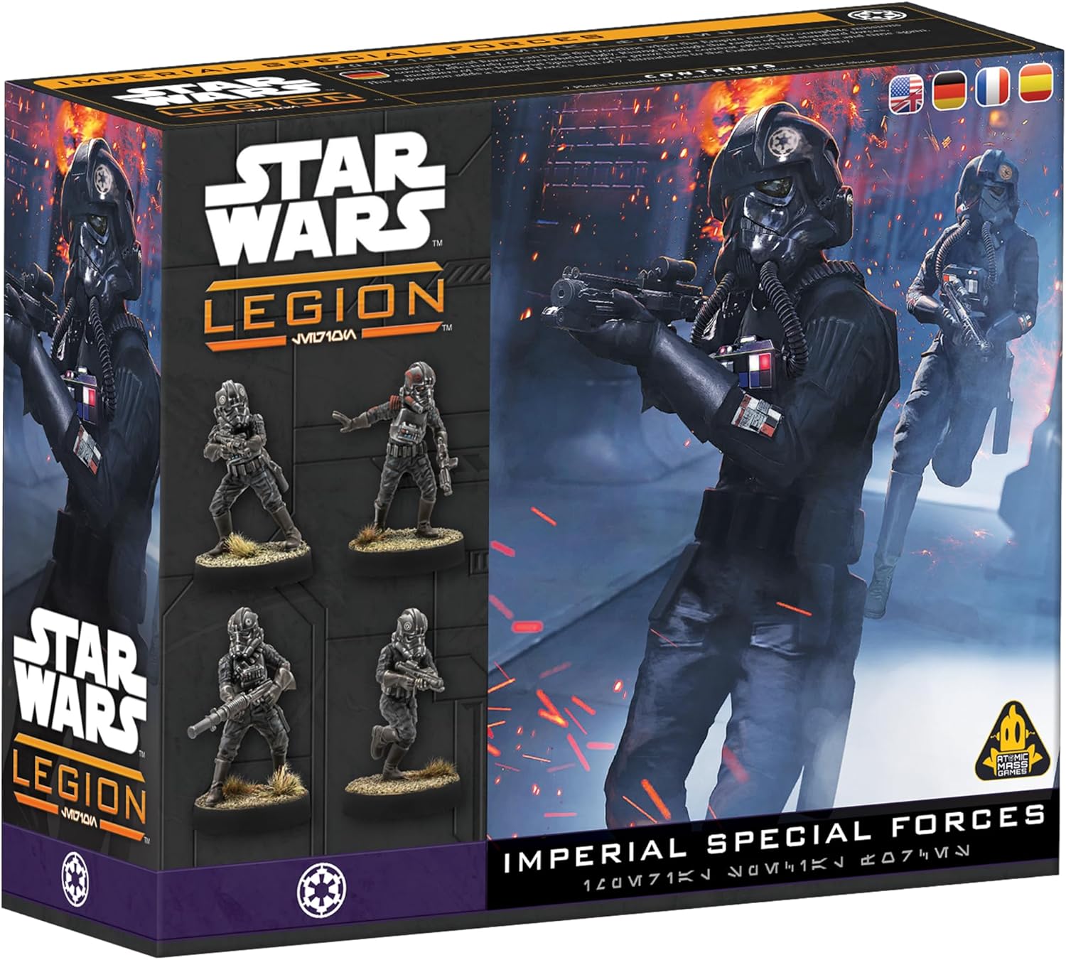 Asmodee Star Wars: Legion Imperial Special Forces - Tabletop Miniatures Game, Strategy Game for Kids and Adults, Ages 14+, 2 Players, 90 Min Playtime