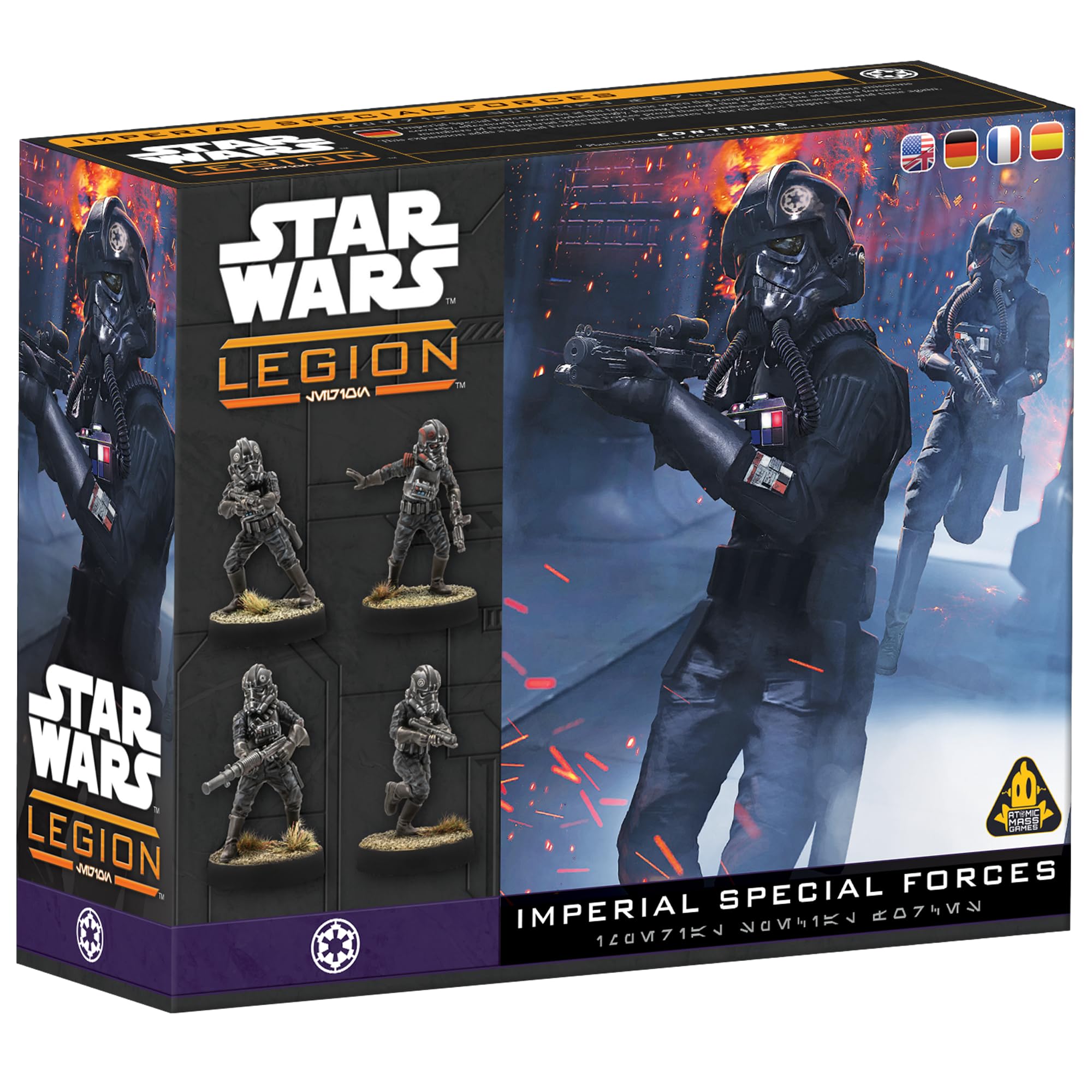 Asmodee | Star Wars: Legion Imperial Special Forces | Gioco di miniature | Età 14+ anni | 2 giocatori | Tempo di gioco: 90 minuti