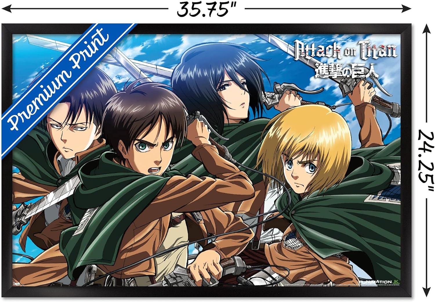 Trends International Wall Poster Attack on Titan Swords, 22.375 x 34 - Image 3