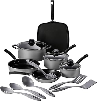 Tramontina Primaware 15 pc Nonstick Cookware Set - Silver