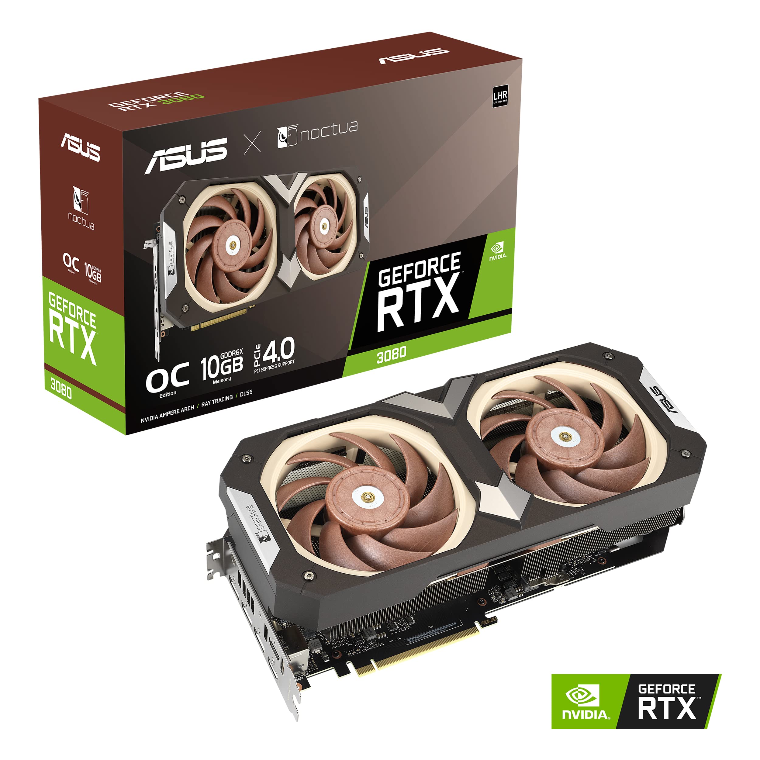 【希少】ASUS GeForce RTX 3080 OC 10GB noctua ASUS NVIDIA GeForce RTX 3080 Noctua Edition Graphics Card (PCIe