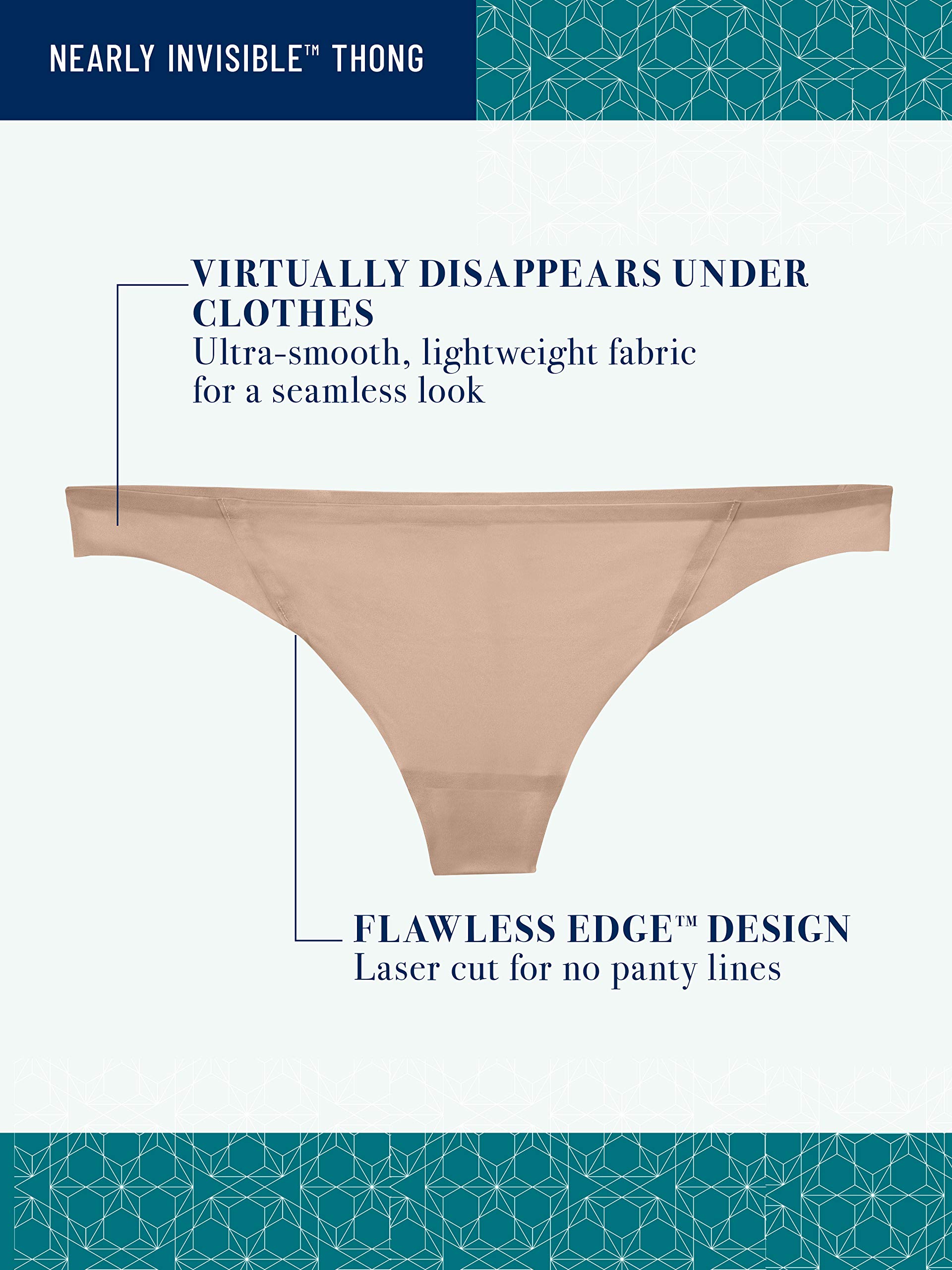Vanity Fair Culotte presque invisible pour femme