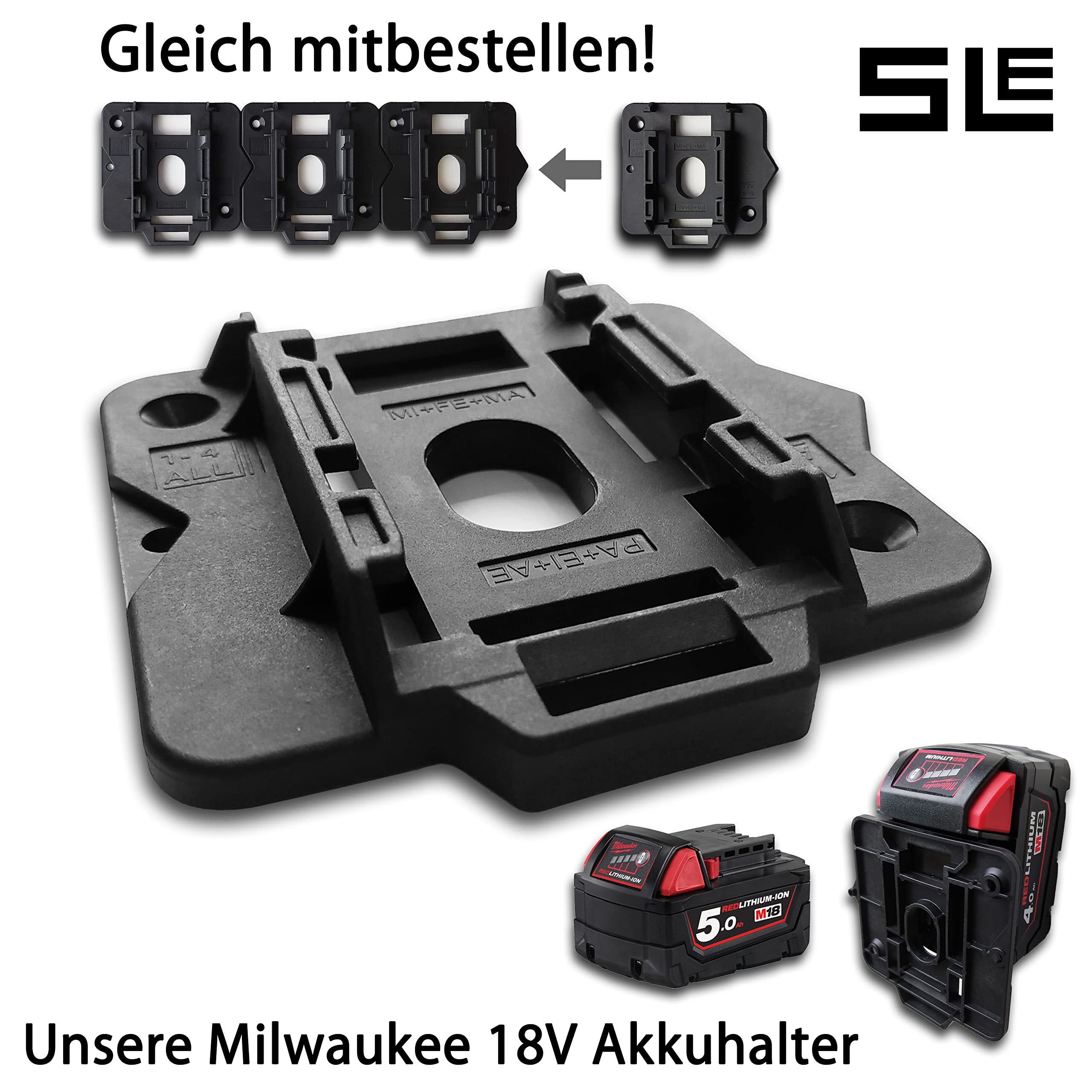 Adaptador de riel guía profesional SLE para Milwaukee M18 FTR8 / FTR-0X para Makita/Bosch/Festool/Mafell Riel de guía Fresadora de cantos adaptador