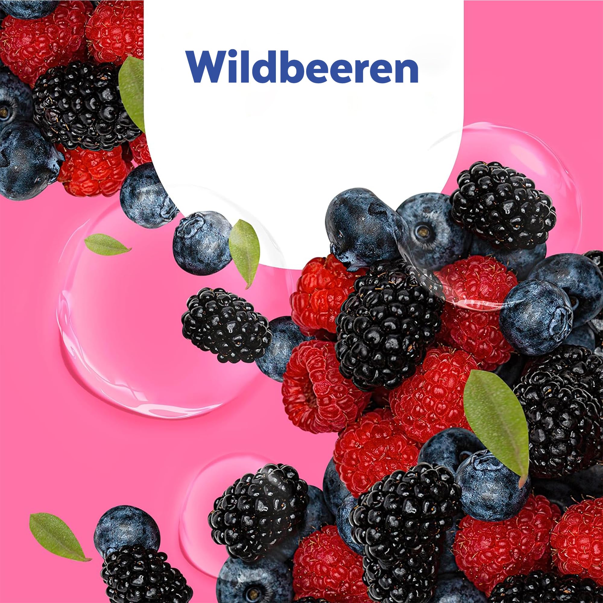 Sagrotan Handseife Nachfüller Brombeere und Waldfrüchte – Feuchtigkeitsspendend und stark gegen Bakterien – 6 x 500 ml Handseife