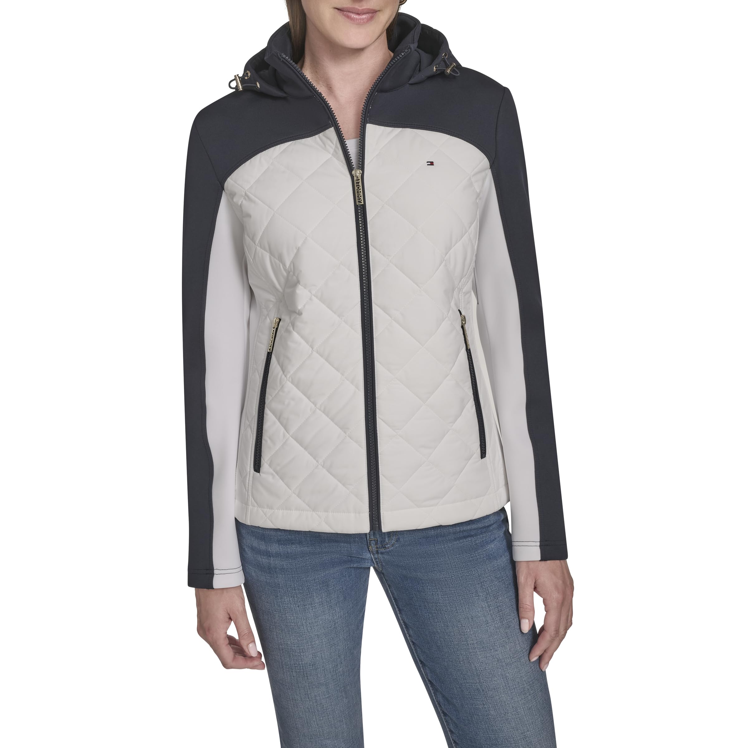 Tommy Hilfiger Women's Quilted Scuba Outerwear