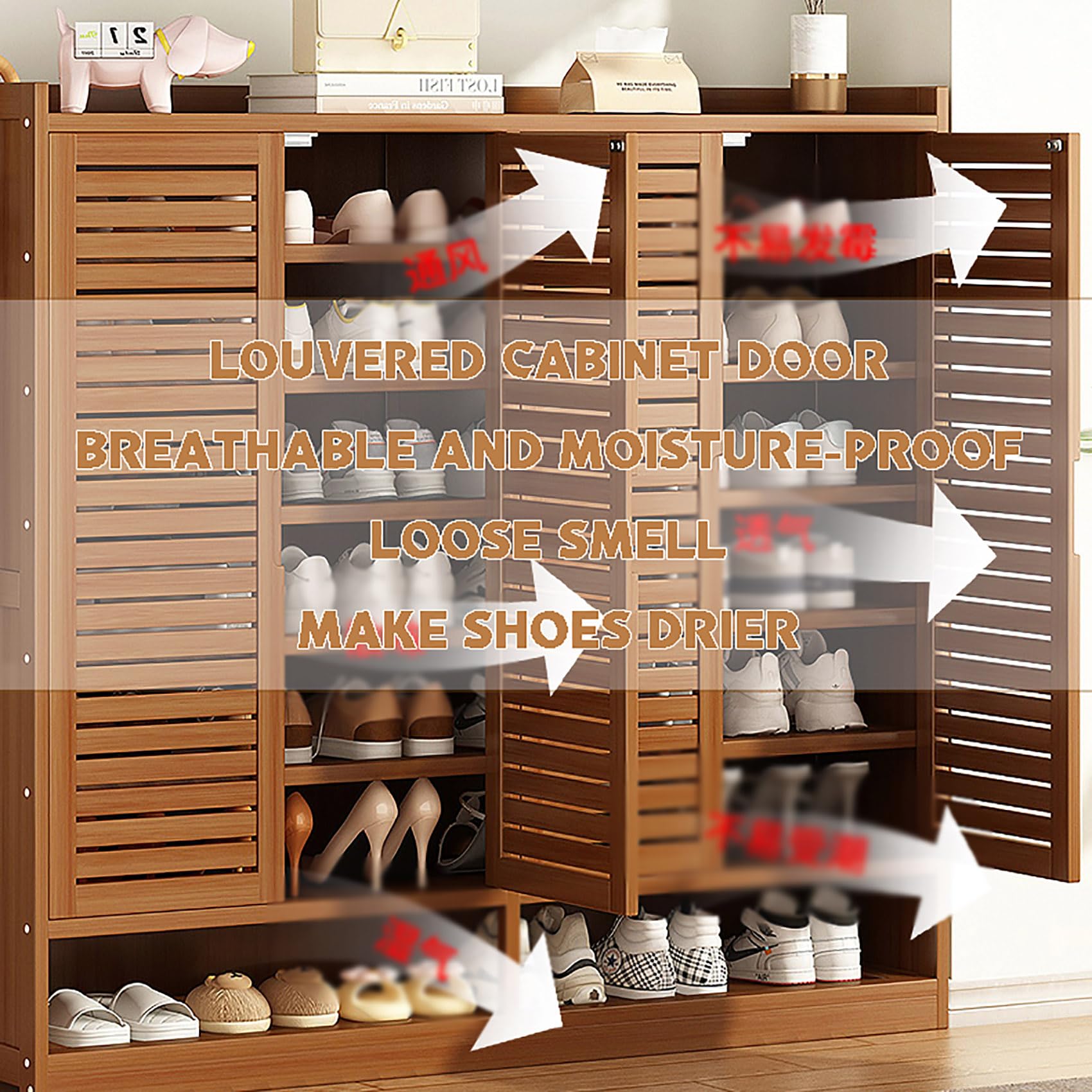 滋賀県内のみ) 木製 シューズラック キャビネット 靴箱 楽天市場