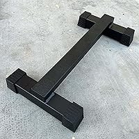 Vista 3 de Barra de elevación de pantorrilla de acero, máquina de pie para estiramiento, sentadillas, estiramiento de pies, bloque sólido antideslizante