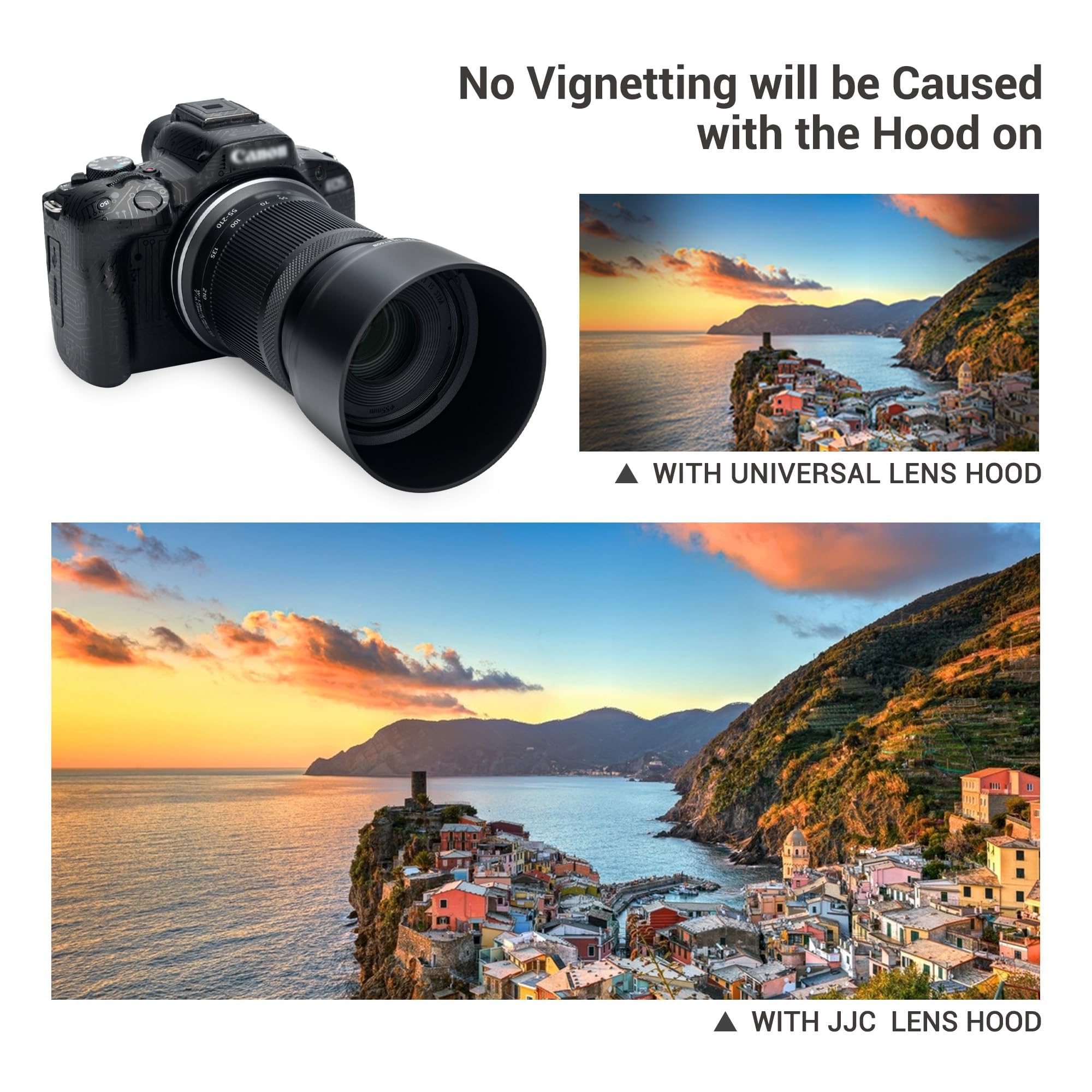 1+1) Screw on + Bayonet Lens Hood Shade for Nikon Z30 Z50 Z