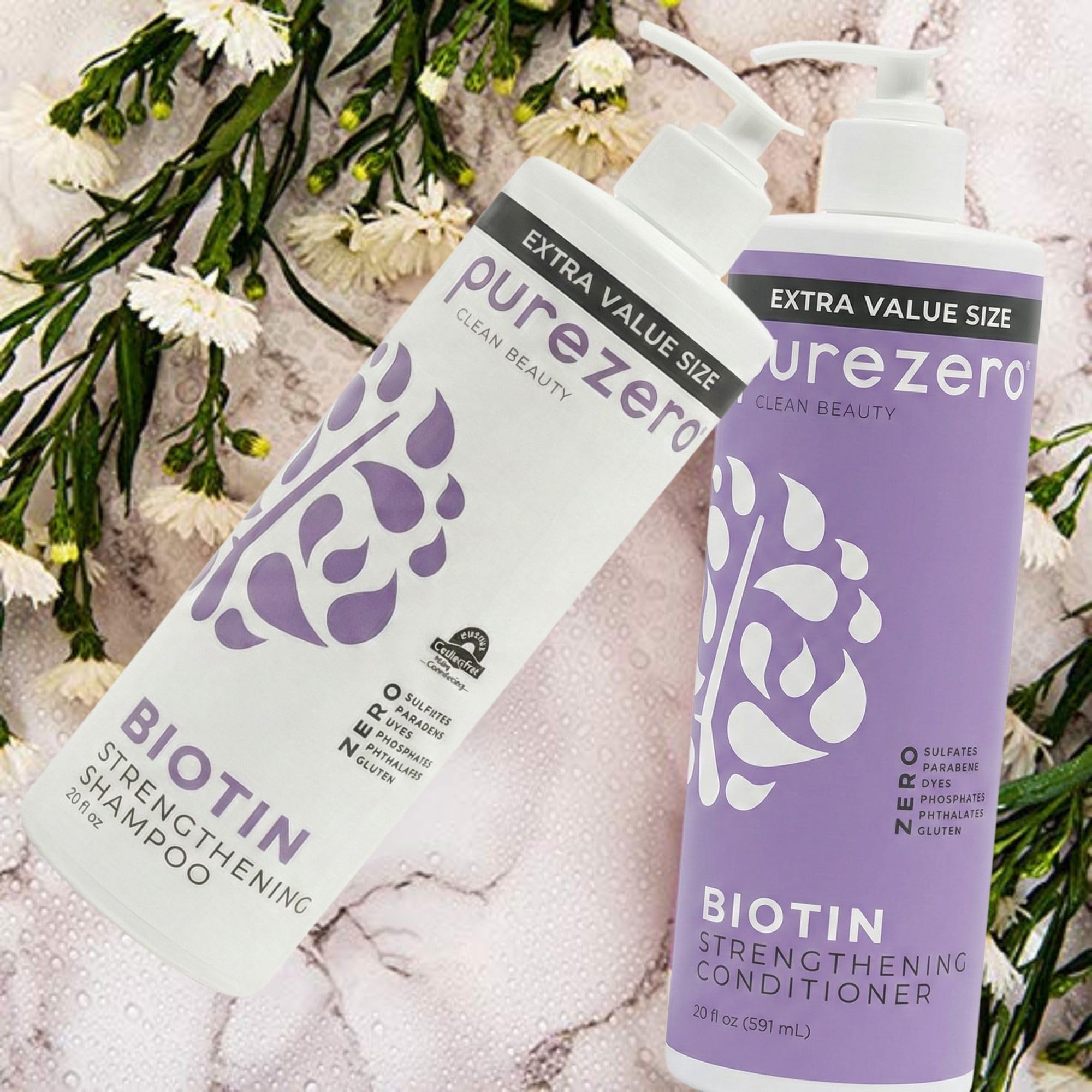 Amazon.com : Purezero Biotin Shampoo & Conditioner Set - Anti