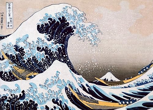 Miniatura 2 de EuroGraphics Great Wave Kanagawa por Hokusai Puzzle (1000 piezas), (Modelo: 6000-1545)