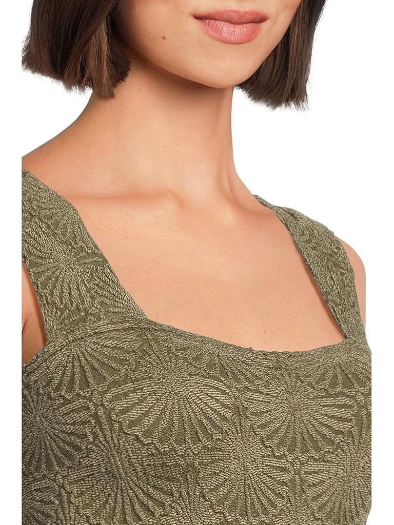 Green Free People Love Letter Cami