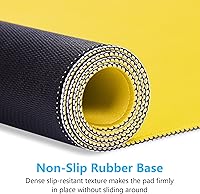 Vista 25 de Dapesuom Alfombrilla grande para mouse, alfombrilla de mouse para juegos extendida con bordes cosidos, alfombrillas de escritorio de tamaño completo