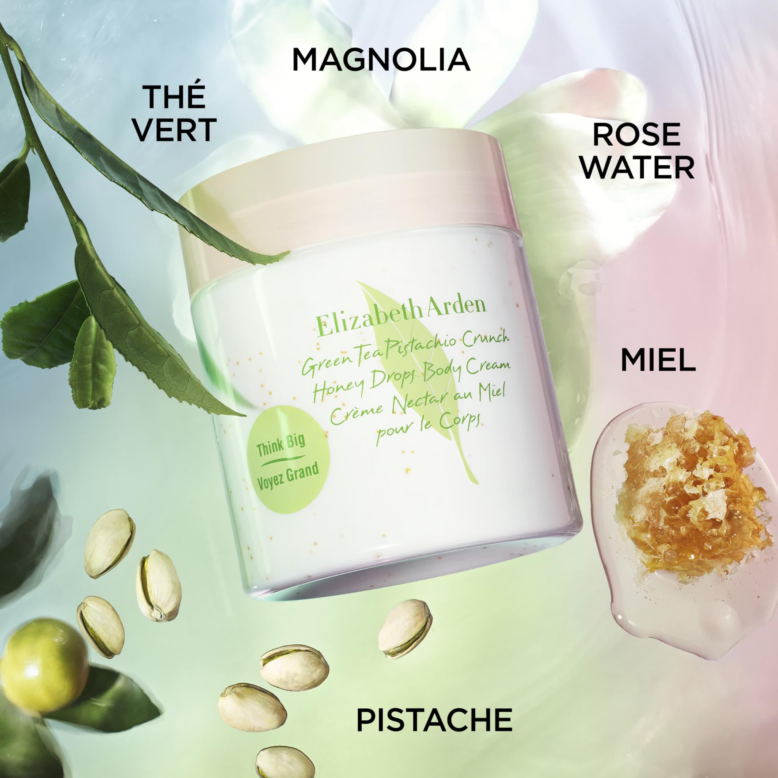 Elizabeth Arden - White Tea, Crema Corpo al Tè Bianco, 400 ml + Green Tea Honey Drops, Crema Corpo al Tè Verde e Gocce di Miele, Rigenera Anche la Pelle Arida, 500 ml