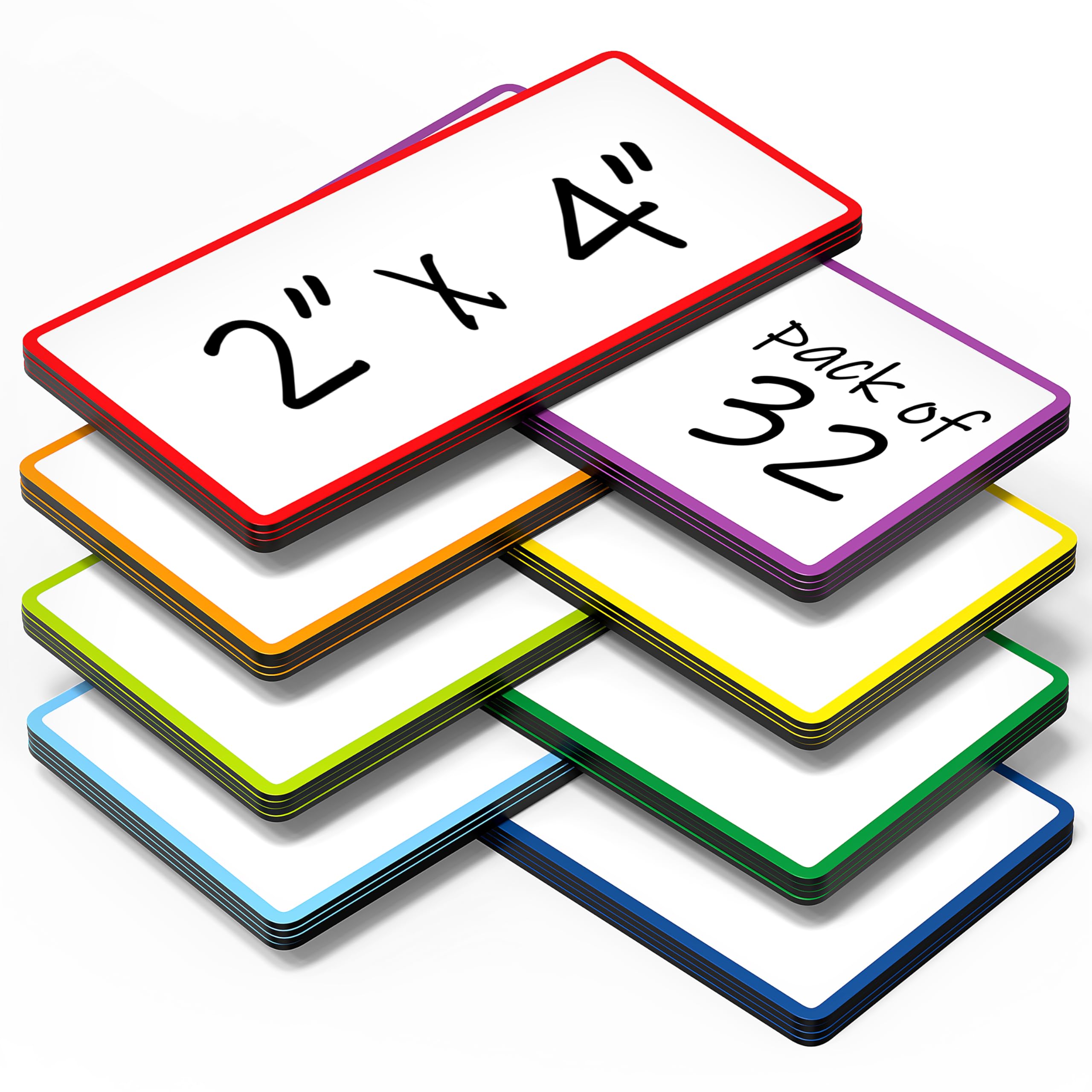 Reusable Locker Channel Labels Reusable Locker Tags 24 Pack Magnetic Dry Erase Labels - 2x4 Inch ...