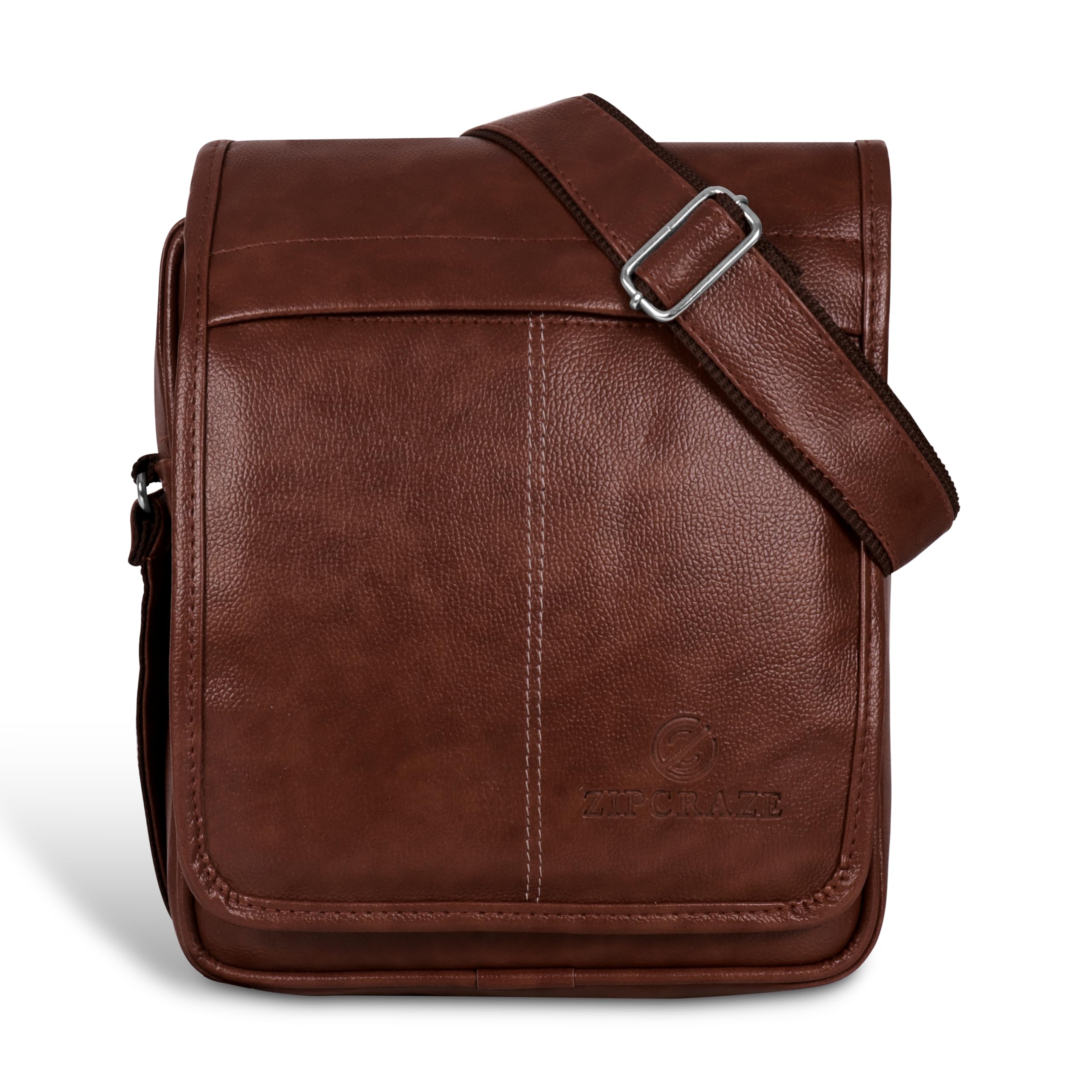 Formal Office Bag | Laptop Messenger Bag For Men | Synthetic Leather Executive Formal Laptop & MacBook Messenger | Messenger Office Bag Briefcase for Work for Men-image-0
