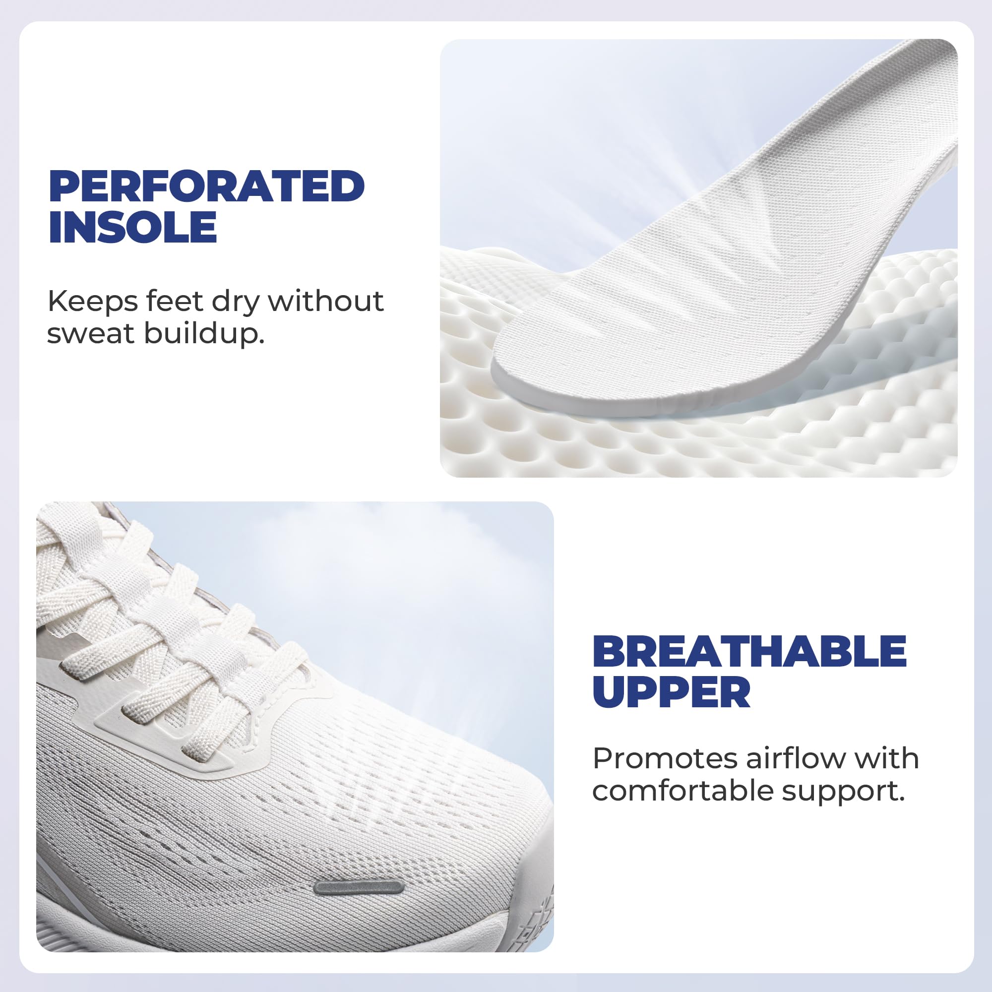 ALLSWIFIT Damen-Straßenlauf-Tennisschuhe, Bequeme Wanderschuhe, sportliche Workout-Gymnastik-Cross-Trainer-Sneaker