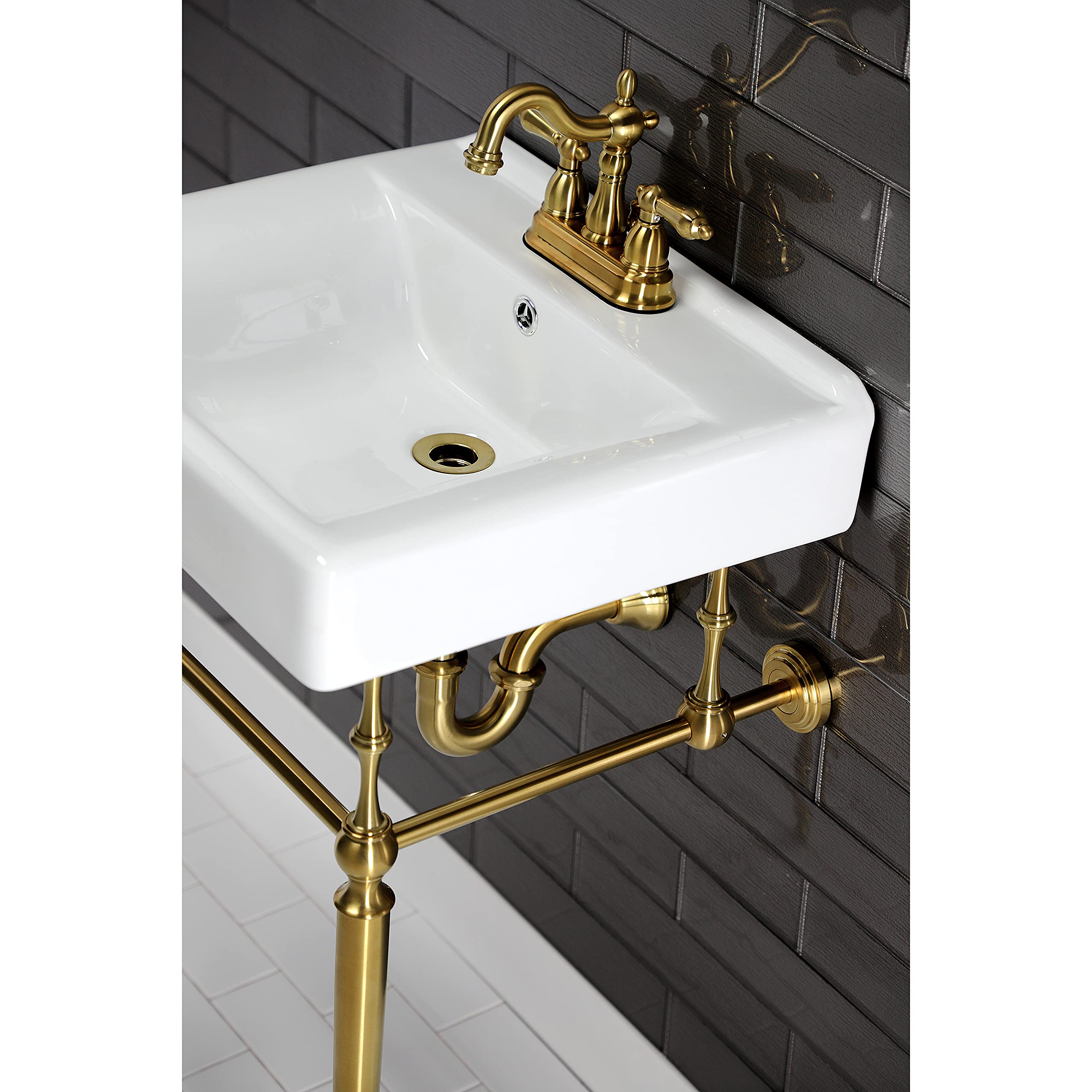 Kingston Brass CC2187 - Trampa decorativa (latón satinado, 3,17 cm)
