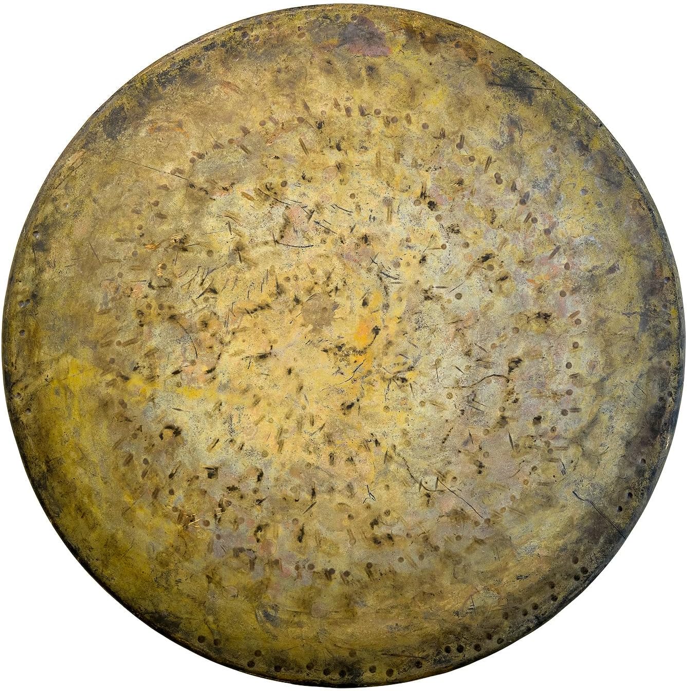 Unlimited Atlantis Gongs - Includes Gong, Mallet & Rope/Unlathed Bronze Gong W/Ancient Look/For Sound Healing, Meditation, & Yoga